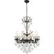 Canada LED 28 inch Satin Black Chandelier Ceiling Light